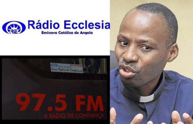 Director da rádio Ecclesia, Padre Quintino Kandanji