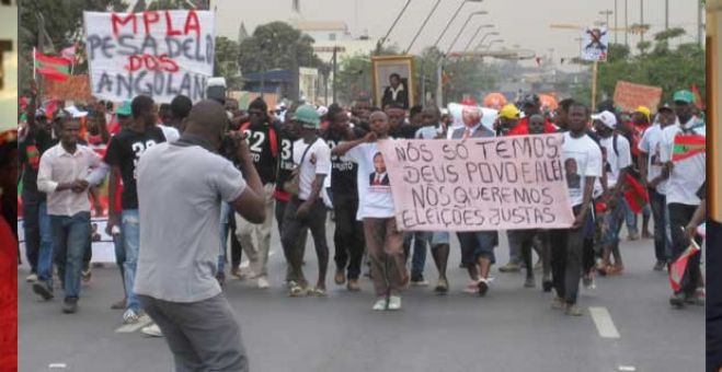 Jovens na rua para exigir libertação de ativistas detidos em Cabinda