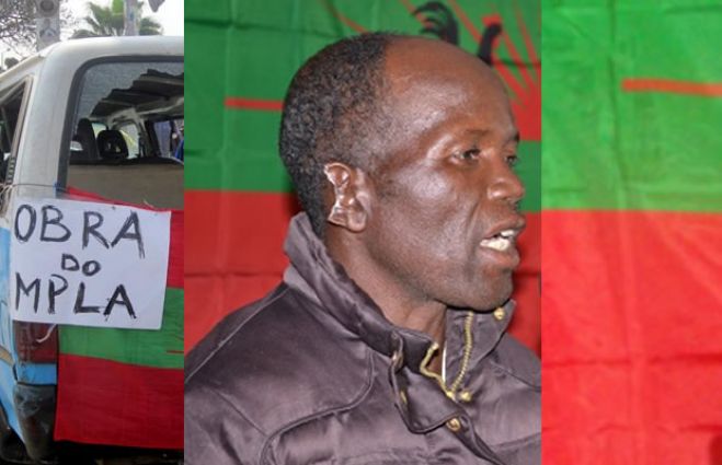 Na foto Sobas mutilam orelha do militante da UNITA na Comuna da Catata, Município da Caála