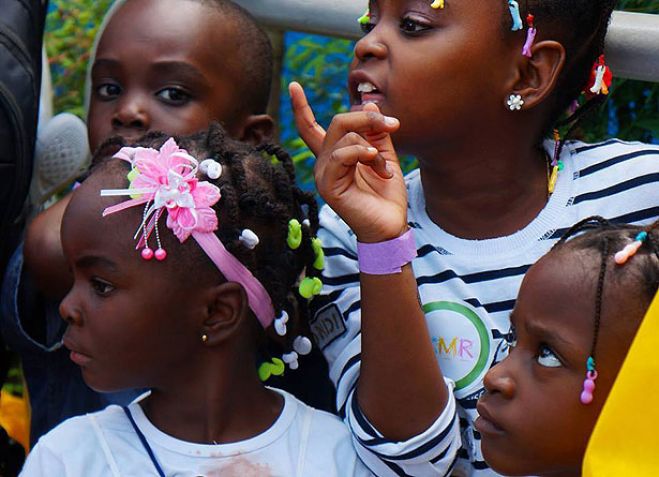 Crianças angolanas refugiadas em São Paulo