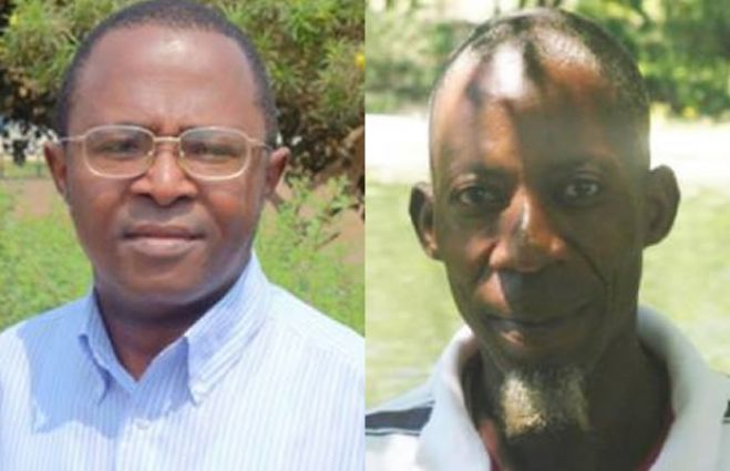 José Marcos Mavungo e advogado Arão Tempo na foto