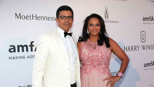 O empresário congolês Sindika Dokolo e a sua mulher Isabel dos Santos