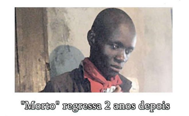 Jovem regressa dois anos após ser declarado morto