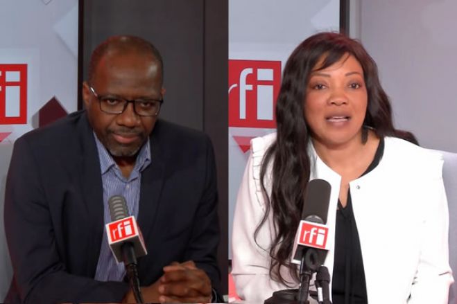 Durão Savimbi (à esquerda) e Helena Savimbi (à direita)