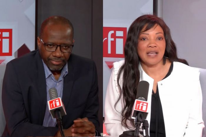 Durão Savimbi (à esquerda) e Helena Savimbi (à direita)