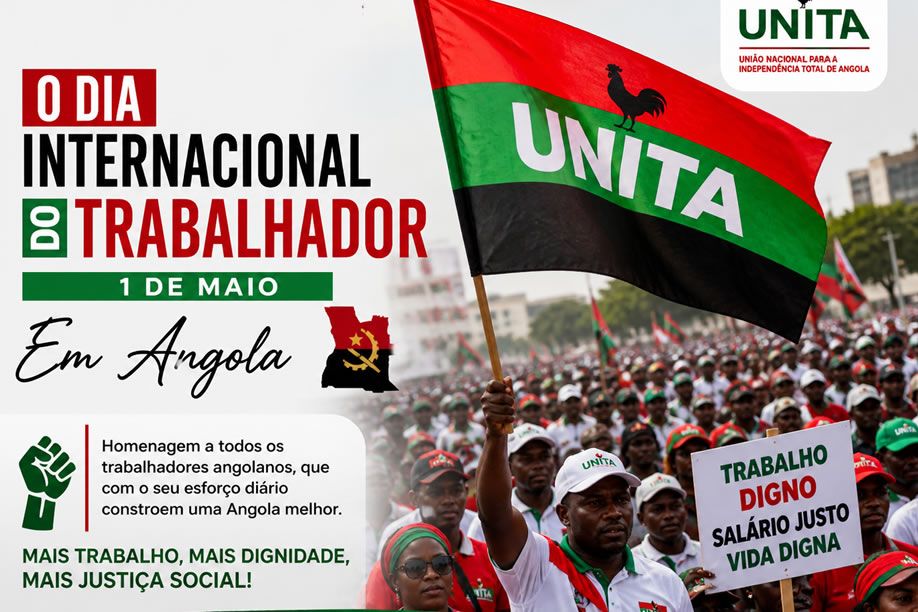 Dia do Trabalhador: UNITA acusa precarização laboral e incumprimento salarial
