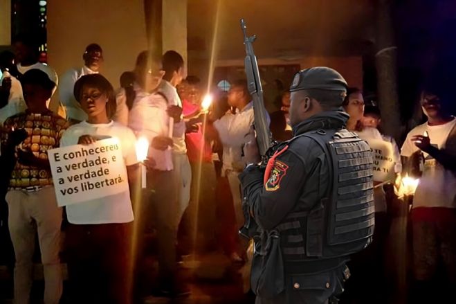 Polícia do regime volta a travar vigília pela liberdade dos “presos políticos” – ativistas