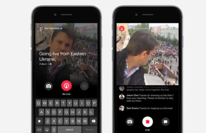 jornalistas poderão se reportar ao vivo no Facebook
