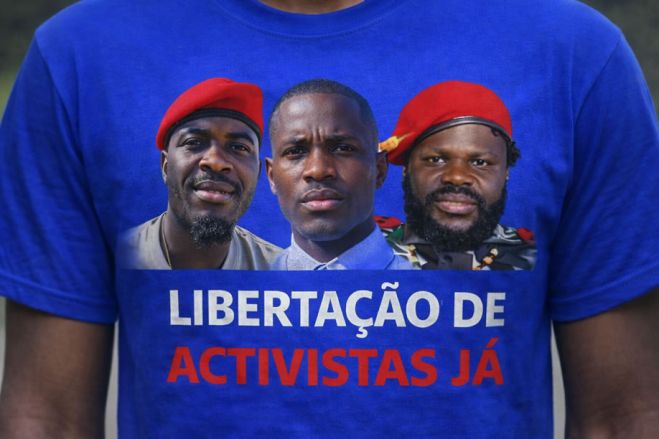 Angolanos saem às ruas em março pela libertação de ativistas