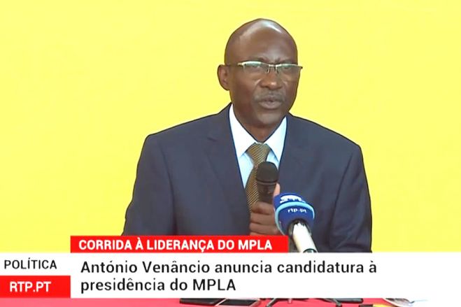 António Venâncio anuncia candidatura à presidência do MPLA
