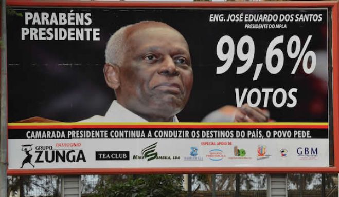 Ditador José Eduardo dos Santos fica