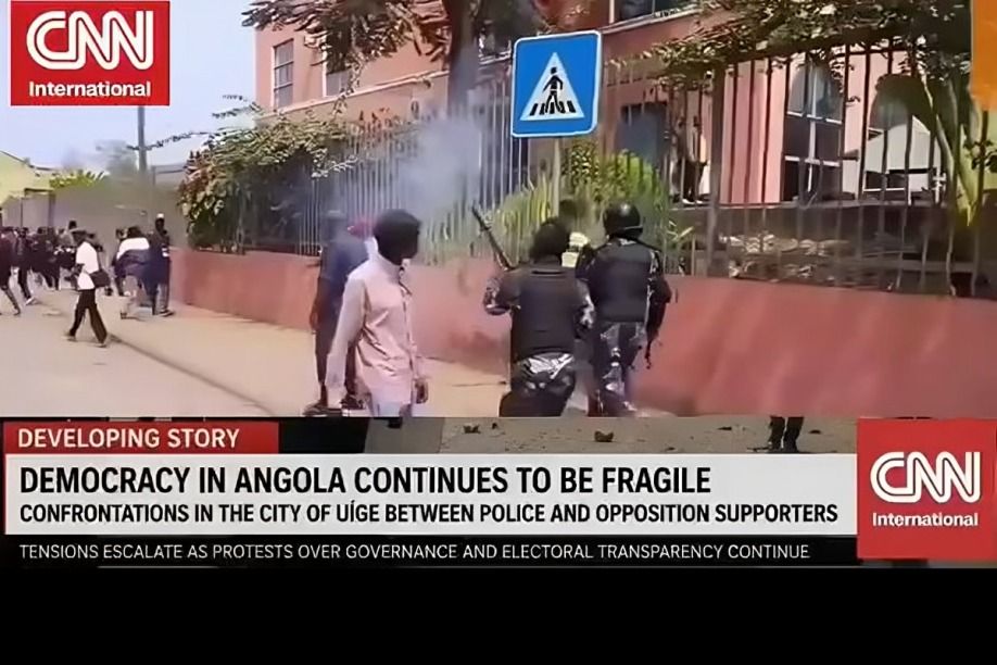 CNN Internacional expõe confrontos no Uíge e questiona fragilidade da democracia em Angola