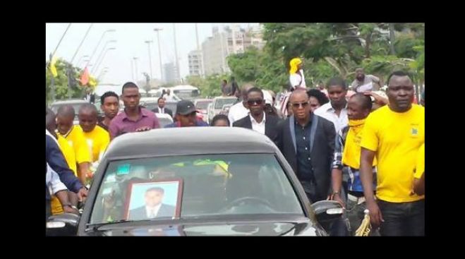 Nem os cortejos fúnebres são respeitados?