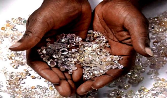 Mais de 1000 quilates de diamantes roubados em Saurimo