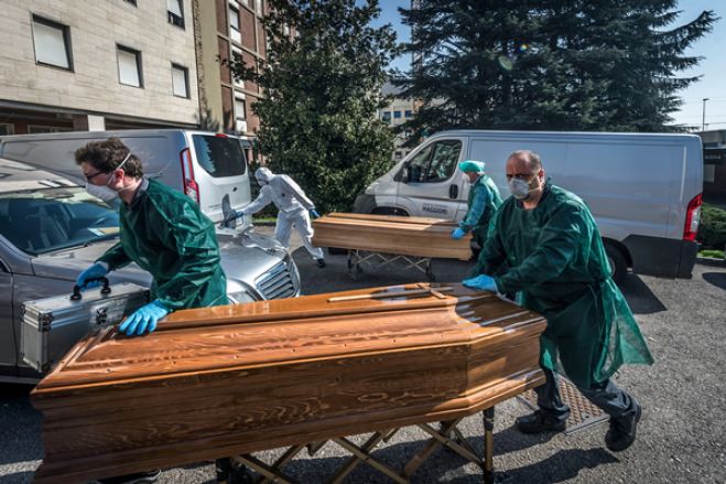 Covid - 19: Itália registra 627 mortos em 24 horas; total passa de 4.000 vitimais