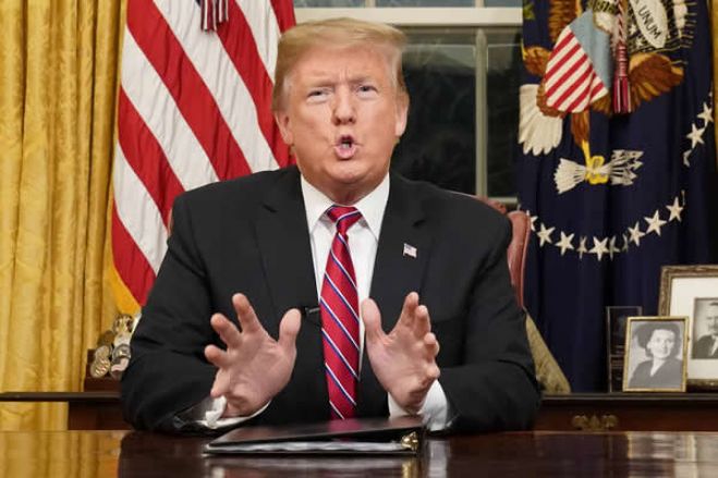 Casa Branca prepara pronunciamento de Donald Trump