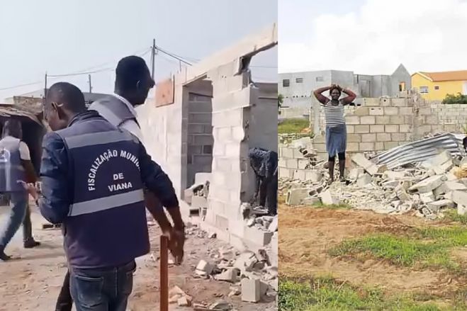 Administração de Talatona demole mais de 100 casas e uma igreja