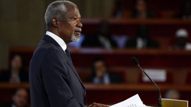 Kofi Annan apela a líderes africanos para que abandonem cargos no fim dos mandatos