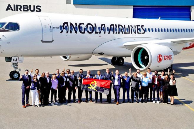 TAAG recebe primeira aeronave Airbus A220-300 na segunda-feira