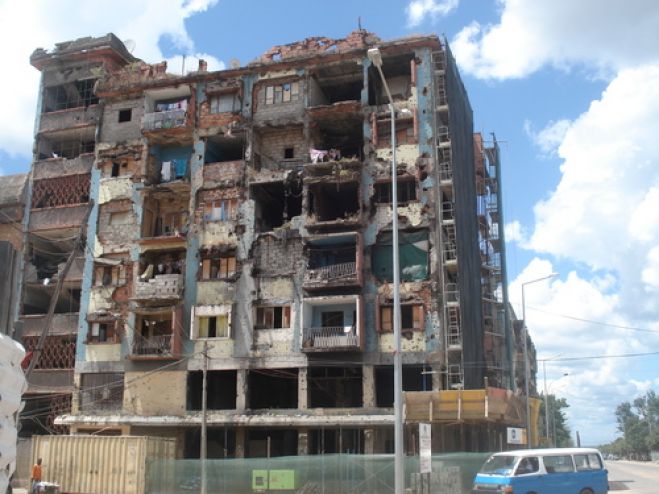 A cidade do Kuito durante a Guerra civil