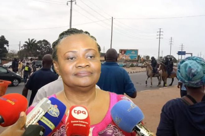 Manifestação: Governadora repudia desacatos em Luanda