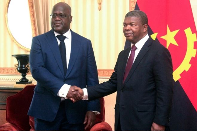 João Lourenço e Félix Tshisekedi analisam situação de segurança na RDC