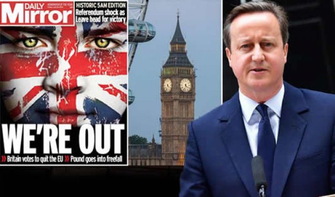 Brexit vence. Britânicos decidem sair da União Europeia