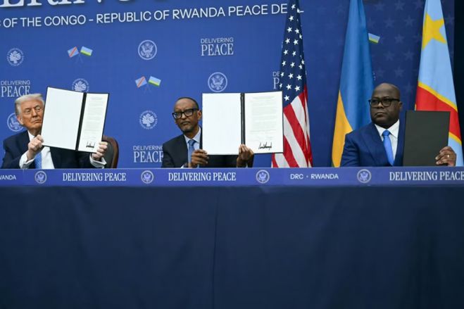RDCongo e Ruanda assinam acordo de paz na presença de Trump