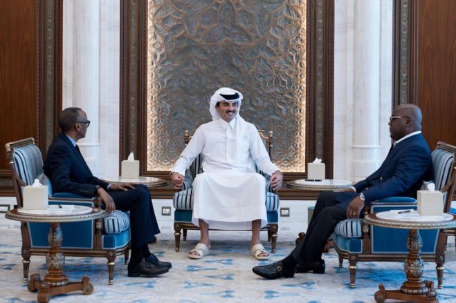 Presidentes da RDCongo e do Ruanda reuniram-se em Doha sob mediação qatari