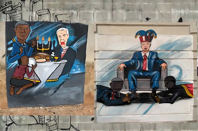 Grafites em Luanda refletem a atitude quanto à política externa