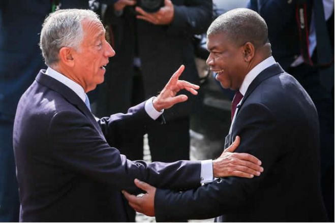 Entre Portugal e Angola só há "boas notícias", diz Marcelo após encontro com João Lourenço