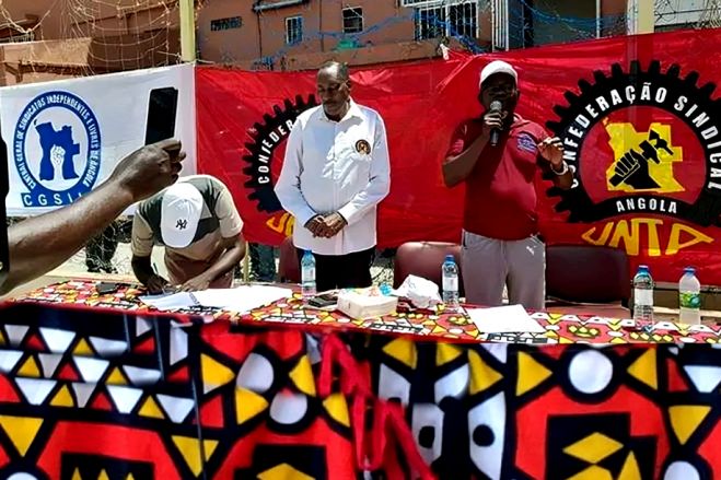 Sindicatos angolanos analisam em fevereiro posição a tomar se aumento salarial for adiado