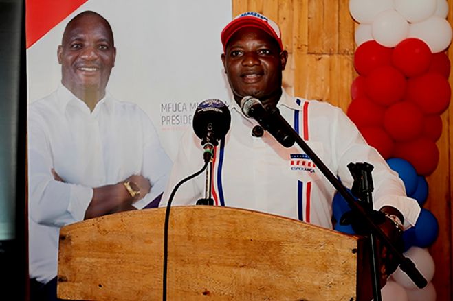 Mfuca Muzemba confiante na inscrição do projecto político