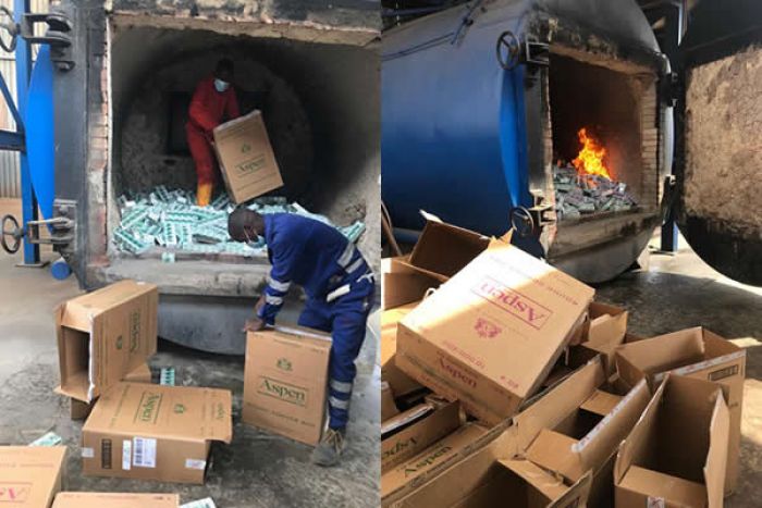 SIC queima mais de 450 caixas de cigarros "Aspen" expirados