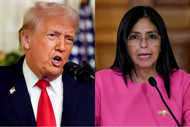 Trump ameaça Delcy de "pagar mais caro" do que Maduro se "não fizer o que deve"